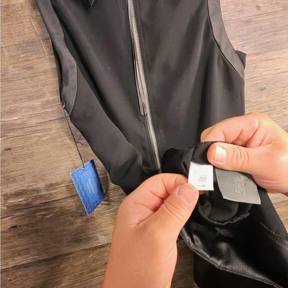 Simply Vera Vera Wang Black Zippered Mini Dress - Picture 7 of 13